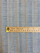 Load image into Gallery viewer, 1.25 Yard Kravet Crypton 34694-521 Mustard Cream Navy Blue Brown Geometric Water &amp; Stain Resistant Upholstery Fabric WHS 4339