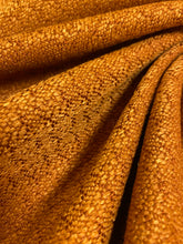 Load image into Gallery viewer, Designer Burnt Orange Tweed Water &amp; Stain Resistant MCM Mid Century Modern Upholstery Fabric WHS 4416