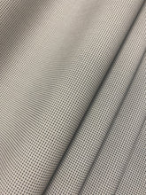 Load image into Gallery viewer, Designer Indoor Outdoor Black Grey Small Check Water &amp; Stain Resistant Upholstery Fabric WHS 4386