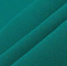 Load image into Gallery viewer, Heavy Duty Outdoor Solution Dyed Acrylic Teal Green Cream Canvas Upholstery Drapery Fabric CF