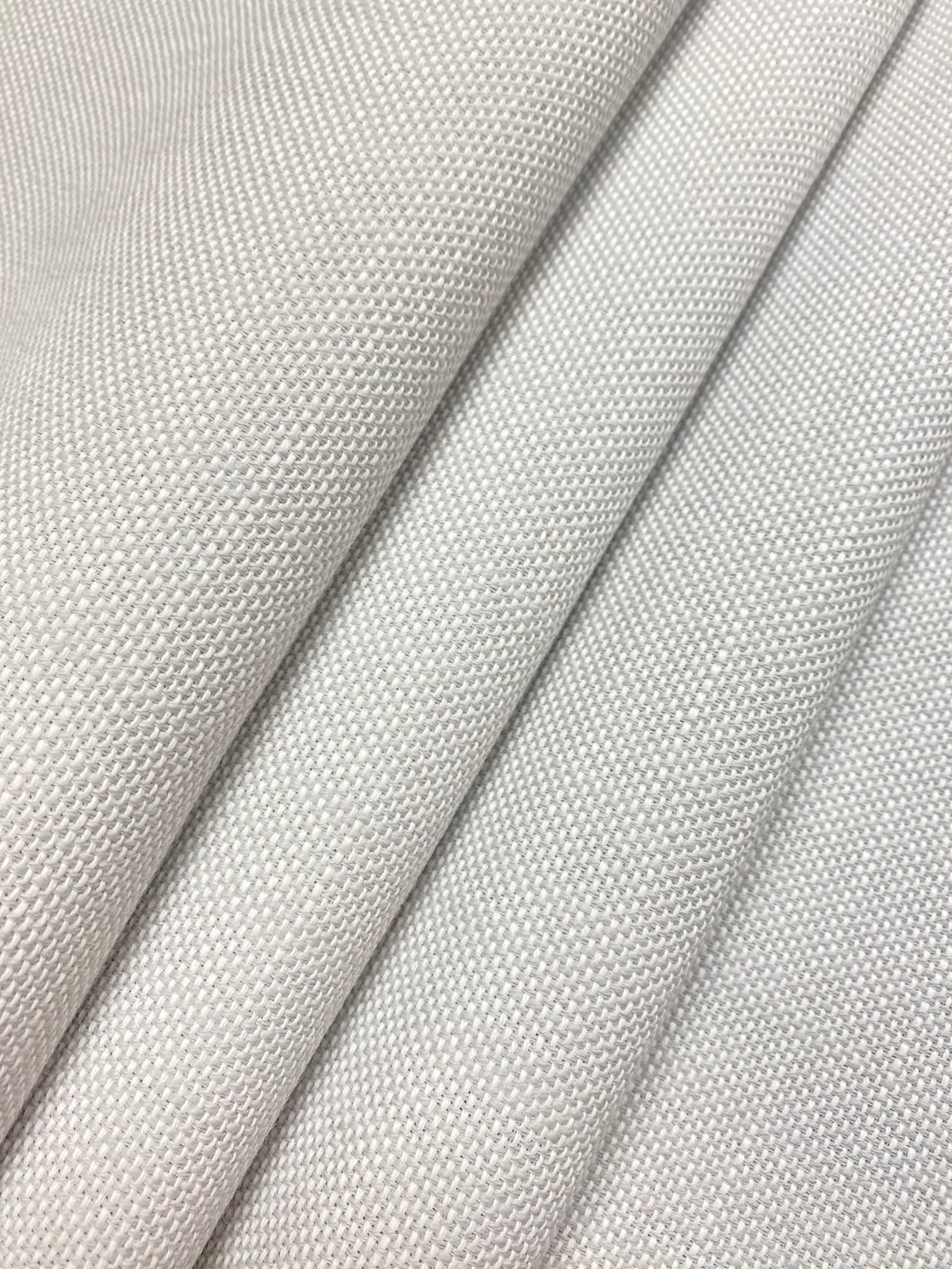 Designer Water & Stain Resistant Indoor Outdoor Grey White Canvas Upholstery Fabric WHS 4346