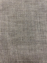 Load image into Gallery viewer, Designer Brown Cream Linen Blend MCM Mid Century Modern Tweed Upholstery Fabric WHS 4494