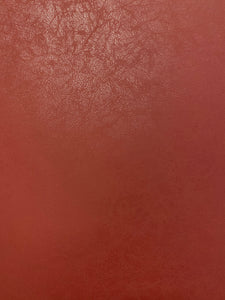 Designer Distressed Burgundy Red Faux Leather Upholstery Vinyl WHS 4394