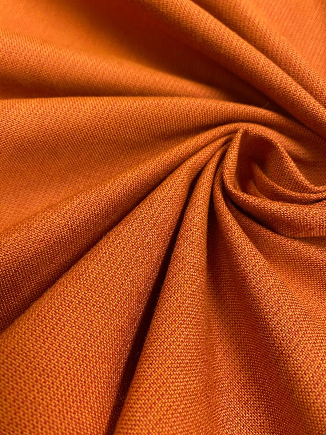 Sunbrella Spectrum Cayenne Water & Stain Resistant Rusty Orange Outdoor Canvas Upholstery Drapery Fabric WHS 4302