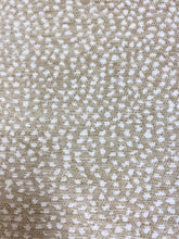 Load image into Gallery viewer, Designer Reversible Animal Pattern Taupe Cream Fawn Chenille Upholstery Fabric STA 4265