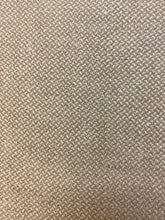 Load image into Gallery viewer, Designer Taupe Ecru Cream MCM Mid Century Modern Herringbone Belgian Linen Water &amp; Stain Resistant Upholstery Fabric WHS 4499