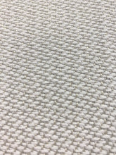 Load image into Gallery viewer, Perennials Nit Whitty Indoor Outdoor Water &amp; Stain Resistant Ivory Beige MCM Mid Century Modern Basketweave Upholstery Fabric WHS 4358