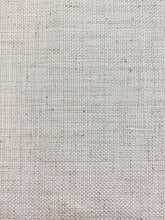 Load image into Gallery viewer, 1.8 Yard Designer Heavy Duty Oatmeal Beige Linen Viscose MCM Mid Century Modern Water &amp; Stain Resistant Upholstery Fabric WHS 4535