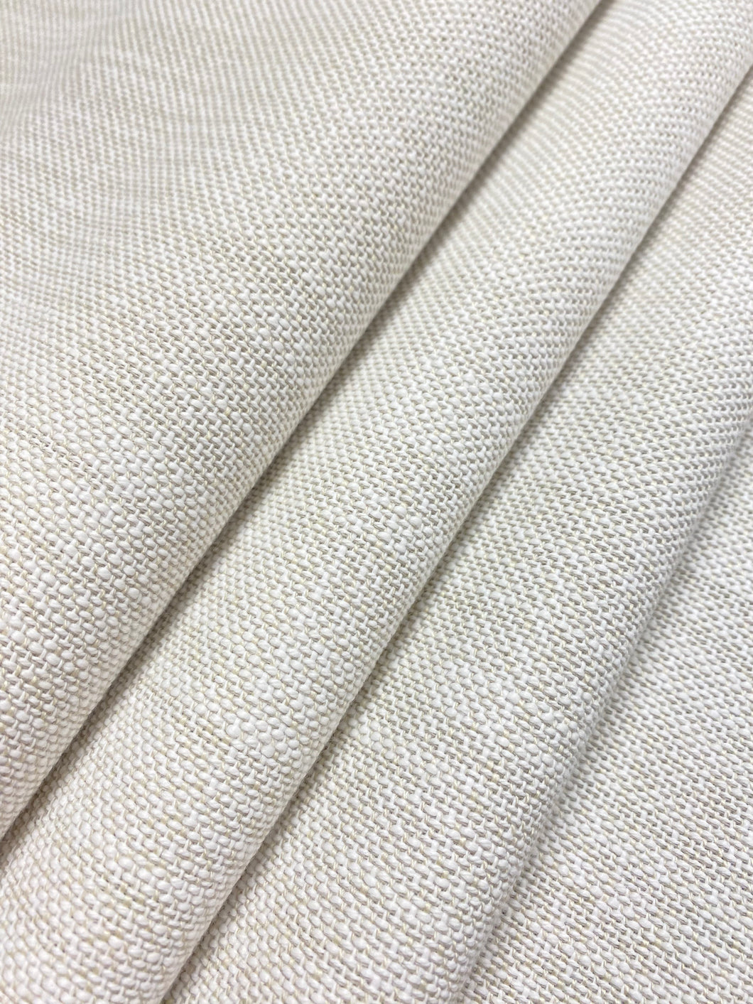 Designer Water & Stain Resistant Indoor Outdoor Neutral Beige Canvas Upholstery Fabric WHS 4409