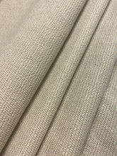 Load image into Gallery viewer, Designer Beige Woven MCM Mid Century Modern Linen Viscose Upholstery Fabric WHS 4419