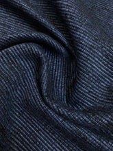 Load image into Gallery viewer, Designer Water &amp; Stain Resistant Navy Blue Woven Upholstery Fabric WHS 4362