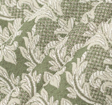 Load image into Gallery viewer, Spanish Made Damask Brocade Sage Green Upholstery Drapery Fabric CF