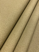 Load image into Gallery viewer, Designer Ecru Taupe Sage Green MCM Mid Century Modern Tweed Faux Leather Upholstery Vinyl WHS 4482