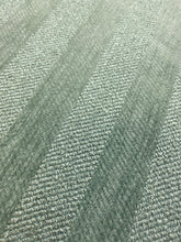 Load image into Gallery viewer, Designer Seafoam Green Chenille Stripe Upholstery Fabric WHS 4364