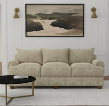 Load image into Gallery viewer, Spanish Made Damask Brocade Taupe Beige Upholstery Drapery Fabric CF