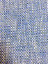 Load image into Gallery viewer, Designer Water &amp; Stain Resistant Woven Royal Blue White MCM Mid Century Modern Tweed Upholstery Fabric WHS 4315