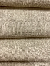 Load image into Gallery viewer, Designer Beige MCM Mid Century Modern Linen Tweed Faux Leather Upholstery Vinyl WHS 4460
