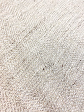 Load image into Gallery viewer, Designer Blend Linen Brown Beige Herringbone MCM Mid Century Modern Upholstery Fabric WHS 4376