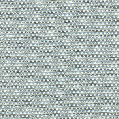 Heavy Duty French Blue Cream Woven MCM Mid Century Modern Tweed Upholstery Fabric MGF