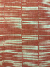 Load image into Gallery viewer, CW Stockwell Cabana Terracotta Orange Belgium Linen Upholstery Drapery Fabric WHS 4252