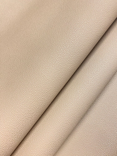 Designer Taupe Pearlescent Micro Stingray Shagreen Faux Leather Upholstery Vinyl WHS 4488