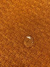 Load image into Gallery viewer, Designer Burnt Orange Tweed Water &amp; Stain Resistant MCM Mid Century Modern Upholstery Fabric WHS 4416