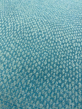 Load image into Gallery viewer, Designer Indoor Outdoor Turquoise Teal Blue Animal Pattern Upholstery Fabric WHS 4417