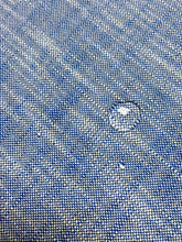 Load image into Gallery viewer, Designer Water &amp; Stain Resistant Woven Royal Blue White MCM Mid Century Modern Tweed Upholstery Fabric WHS 4315