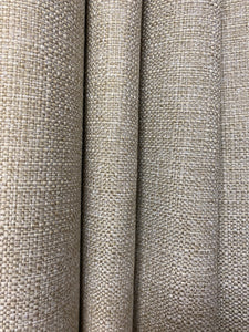 Designer Water & Stain Resistant Taupe Mocha Speckled Tweed MCM Mid Century Modern Upholstery Fabric WHS 4441