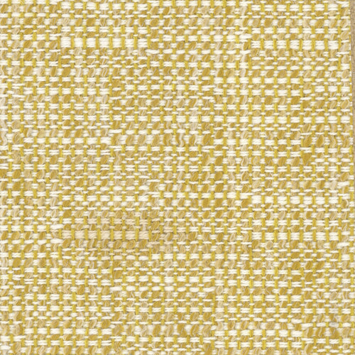 InsideOut Performance Water & Stain Resistant Mustard Yellow Cream MCM Mid Century Modern Tweed Upholstery Fabric