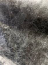 Load image into Gallery viewer, 532 SF Halian Black Distressed Genuine Upholstery Leather WHS 4263