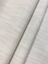 Load image into Gallery viewer, Designer Water &amp; Stain Resistant Faux Linen Ivory Beige Upholstery Fabric WHS 4507