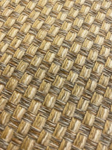 Wicker Beige and Neutral Texture Upholstery Fabric by The Yard