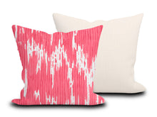 Load image into Gallery viewer, Custom Pillow Cover in Thibaut Abstract Maverick in Pink - One Side