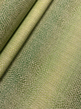 Load image into Gallery viewer, 1.5 Yd Janus et Cie Brock Trout Foliage Indoor Outdoor Water &amp; Stain Resistant Green Ombre Python Reptile Upholstery Drapery Fabric WHS 4307