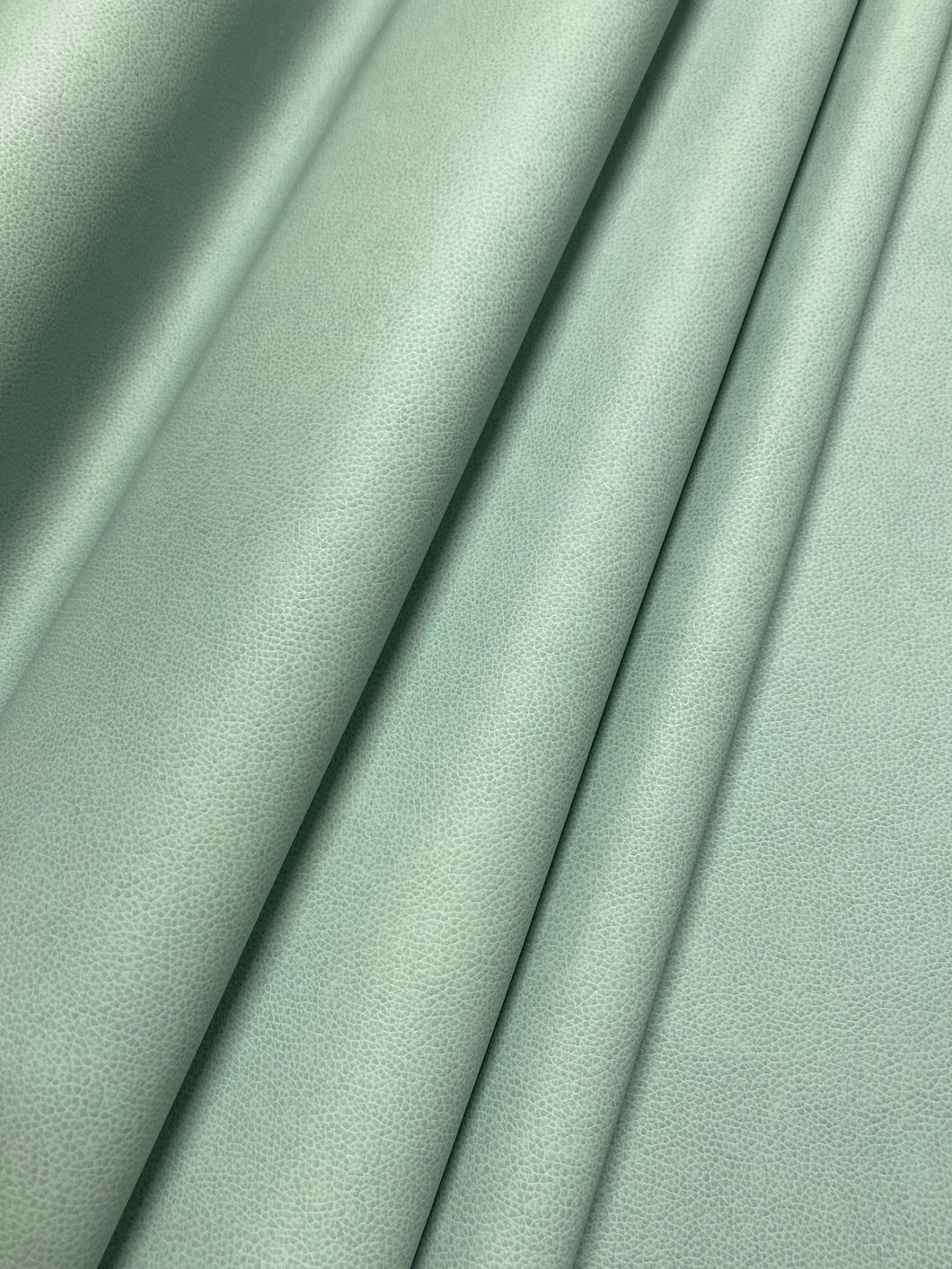 Seafoam Aqua Faux Leather Vinyl, Fabric Bistro, Columbia