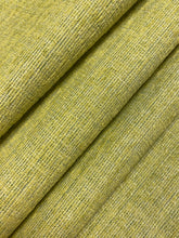 Load image into Gallery viewer, Designer Lime Green Textured MCM Mid Century Modern Water &amp; Stain Resistant Upholstery Fabric STA 4524