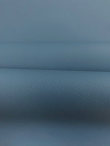 Designer French Blue Indoor Outdoor Marine Faux Leather Upholstery Vinyl WHS 4389