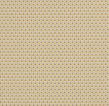Load image into Gallery viewer, Spanish Made Small Scale Geometric MCM Mid Century Modern Mustard Gold White Upholstery Drapery Fabric CF