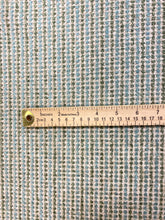 Load image into Gallery viewer, Designer Reversible Water &amp; Stain Resistant Seafoam Aqua Sage Green Taupe Chenille MCM Mid Century Modern Upholstery Fabric WHS 4352