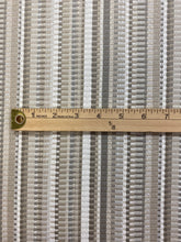Load image into Gallery viewer, Remnant Fabricut Maltitude Birch Cream Taupe Beige Woven Stripe Water &amp; Stain Resistant Upholstery Fabric  WHS 4226