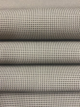 Load image into Gallery viewer, Designer Indoor Outdoor Black Grey Small Check Water &amp; Stain Resistant Upholstery Fabric WHS 4386