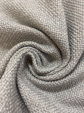 Load image into Gallery viewer, 1.5 Yard Designer Rustic Grey MCM Mid Century Modern Nubby Upholstery Fabric WHS 4438