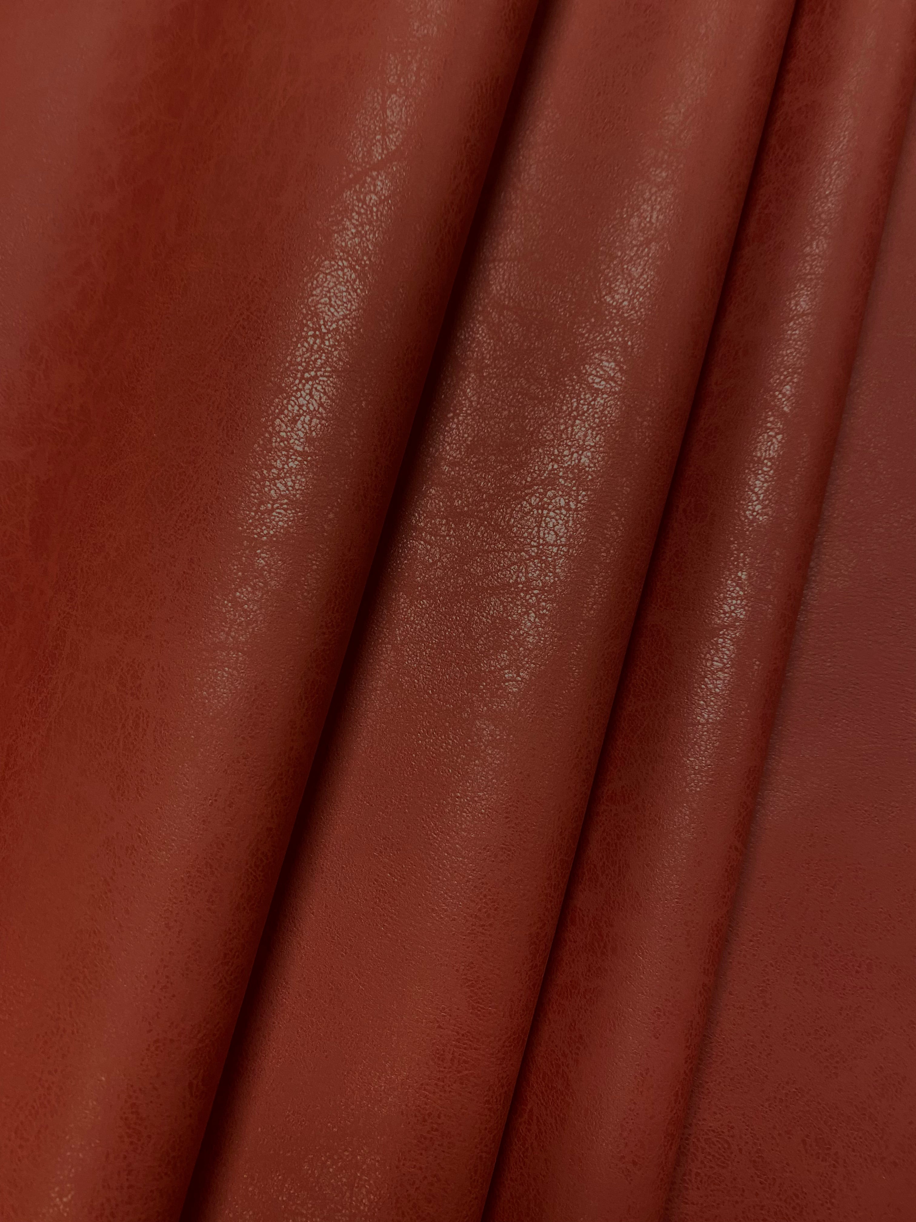 Cherry Red Faux Leather Vinyl, Fabric Bistro, Columbia