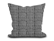 Load image into Gallery viewer, Custom Pillow Cover in Thibaut GoGo Black - One Side