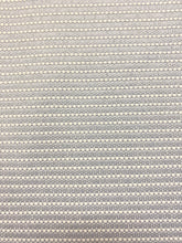 Load image into Gallery viewer, 1 1/4 Yd Designer Grey Cream Stripe Water &amp; Stain Resistant Upholstery Fabric WHS 4281