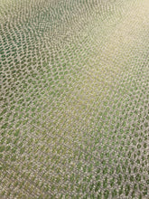Load image into Gallery viewer, 1.5 Yd Janus et Cie Brock Trout Foliage Indoor Outdoor Water &amp; Stain Resistant Green Ombre Python Reptile Upholstery Drapery Fabric WHS 4307