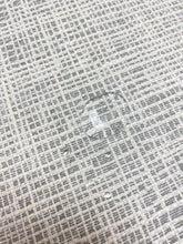 Load image into Gallery viewer, Designer Grey Cream Woven Water Stain Resistant MCM Mid Century Modern Upholstery Fabric WHS 4454