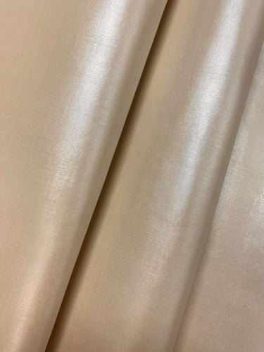Designer Pearlescent Cream Faux Leather Upholstery Vinyl WHS 4513