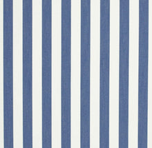 Load image into Gallery viewer, Heavy Duty Outdoor Solution Dyed Acrylic Purple Blue Cream Stripe Upholstery Drapery Fabric CF